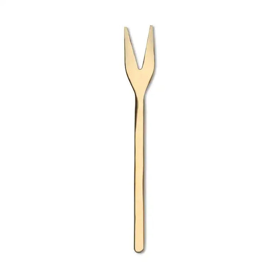 Modern Cocktail Fork - Gold