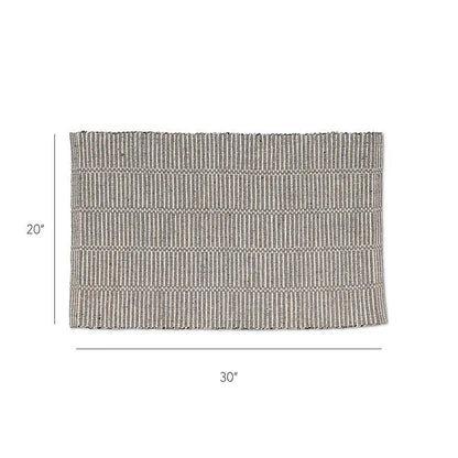 Abbott - Multicolour Broken Stripe Mat 20x30’’