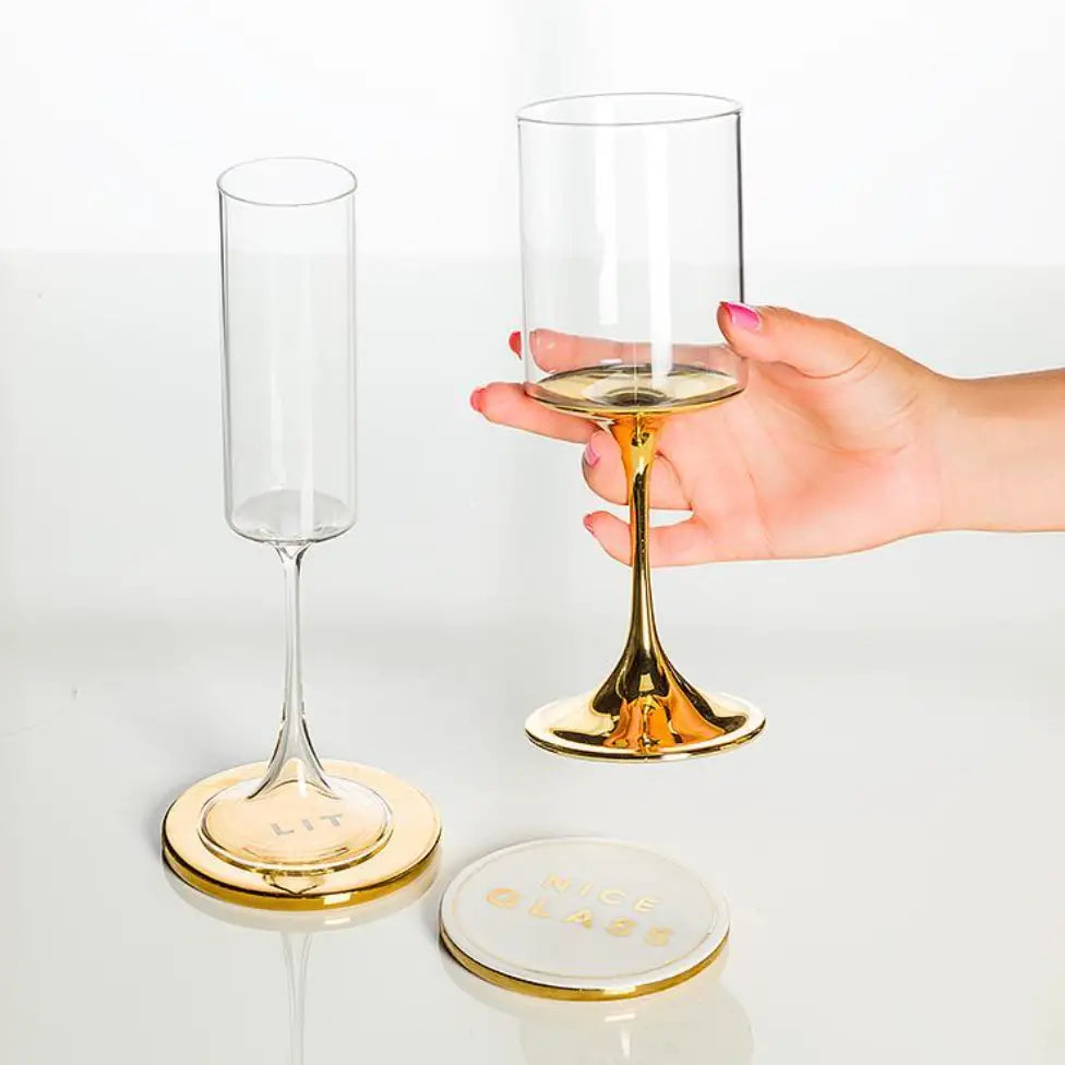 Nice Glass Coaster - PABOOM