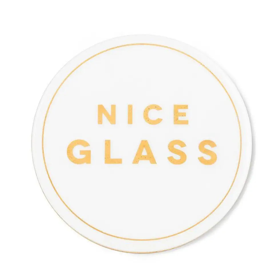 Nice Glass Coaster - PABOOM