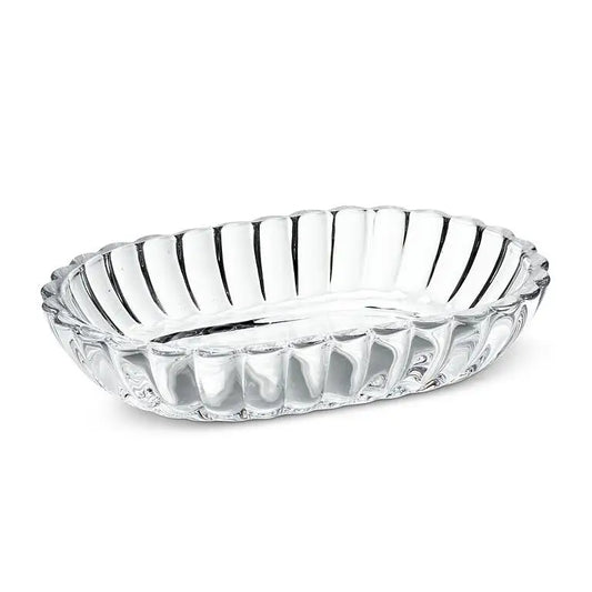 Abbott - Oval Optic Flared Soap Dish 5.5’’L