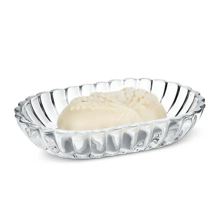 Abbott - Oval Optic Flared Soap Dish 5.5’’L