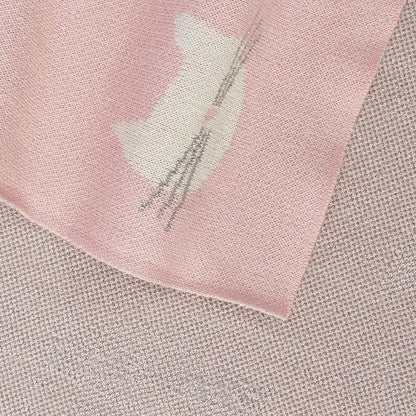 Pink Cat Face Throw - PABOOM