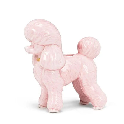 Abbott - Pink Poodle Taper Holder 5’’H