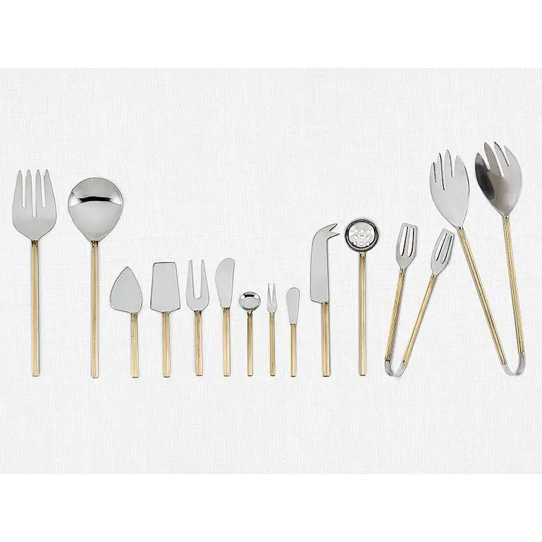 Rib Handle Cheese Knives Set - PABOOM