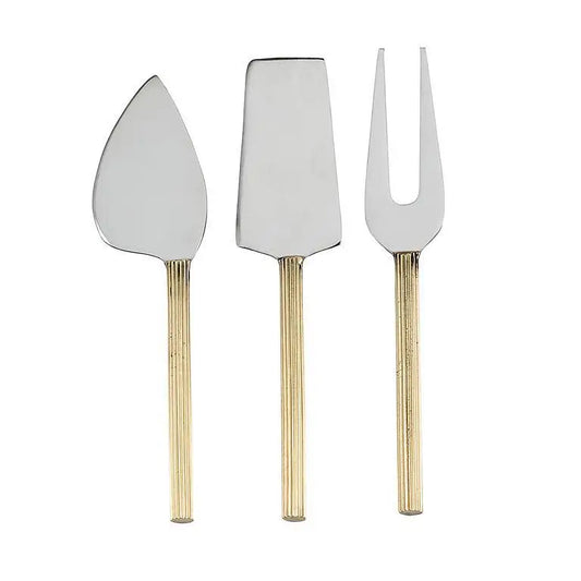 Rib Handle Cheese Knives Set - PABOOM