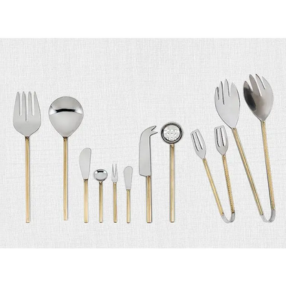 Rib Handled Salad Servers - PABOOM