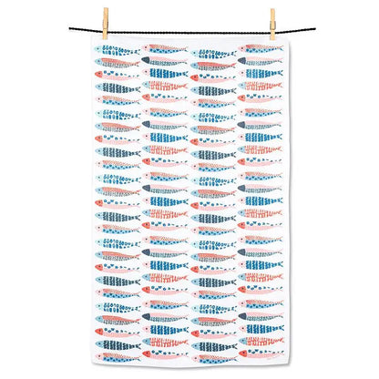 Abbott - Rows of Fish Kitchen Towel 17x29’’L