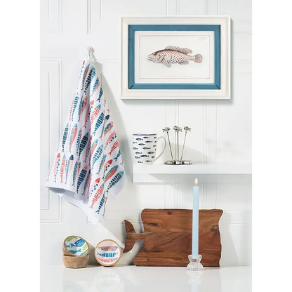 Abbott - Rows of Fish Kitchen Towel 17x29’’L
