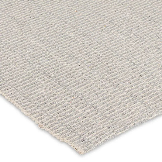Abbot Rug Abbott - Short Stripe Woven Cotton Rug Green + Ivory