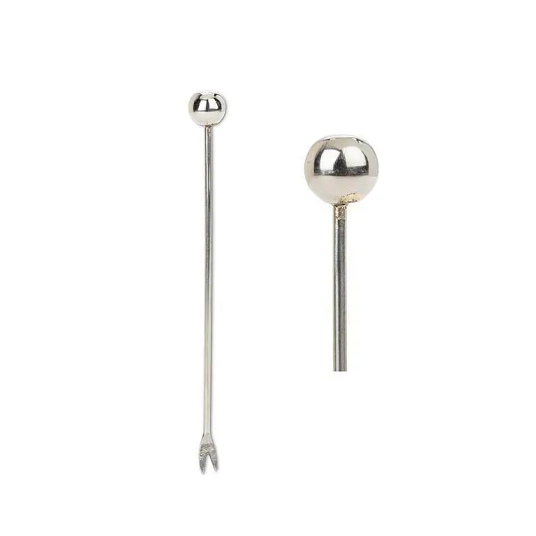 Abbott - Silver Ball Cocktail Pick 4.5’’L
