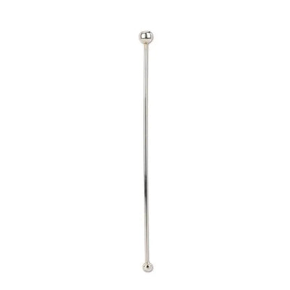 Abbott - Silver Ball Swizzle Stick 7.5’’L