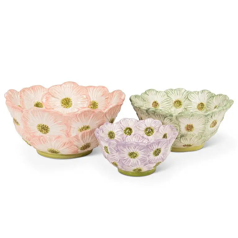 Abbott - Sm Flower Bloom Bowl Purple 4’’D