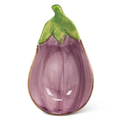 Abbott - Small Eggplant Dish Purple 3.5’’L
