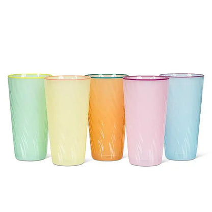 Abbott - Spiral Highball Pink 6.5’’H(20oz)