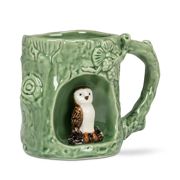 Abbott - Tree Look Mug w/Barn Owl 4’’H(12oz)