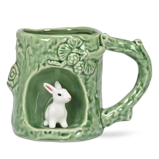 Abbott - Tree Look Mug w/Bunny 4’’H(12oz)