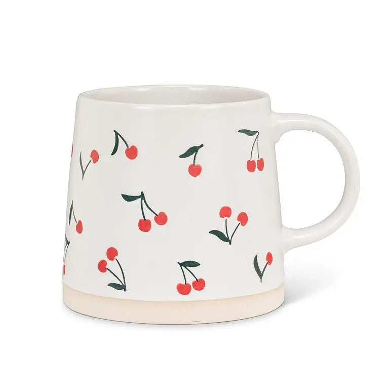 Abbott - Wide Base Mug w/Cherries 3.5’’H 14oz.