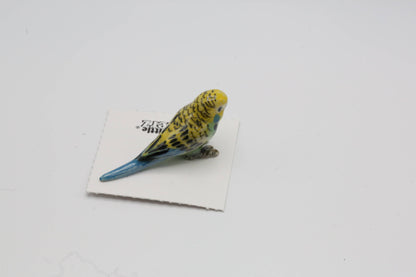 Mojito Green Parakeet Porcelain Miniature