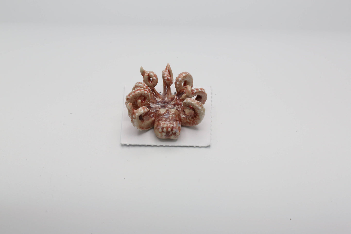 Jet Octopus Porcelain Miniature