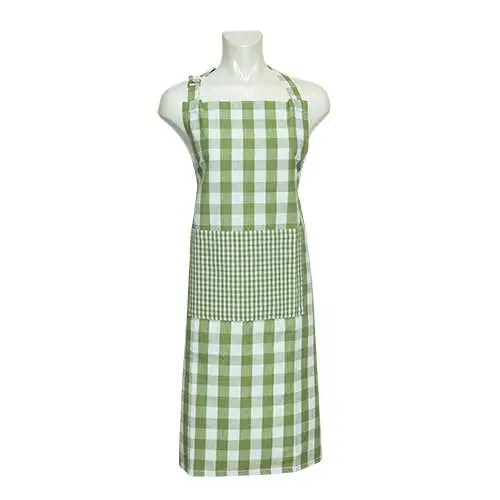 Accent Linen - Apron - Buffalo Green Check
