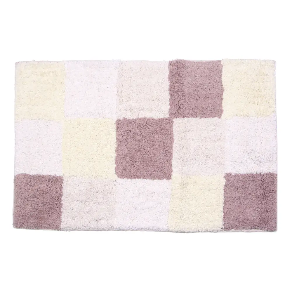 Accent Linen - Bathmat Pattern - Check