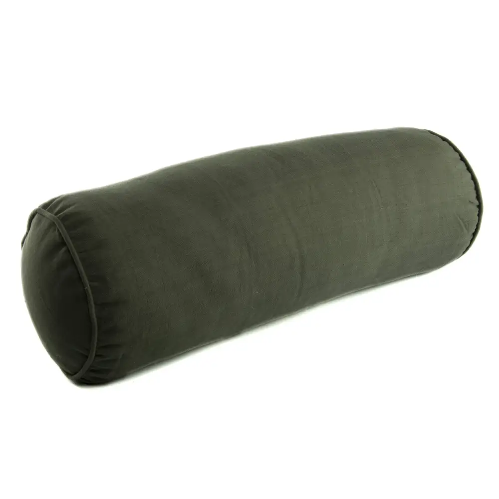 Accent Linen - Neckroll / Bolster - Moss Green