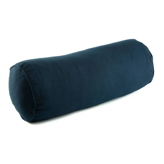 Accent Linen - Neckroll / Bolster - Navy
