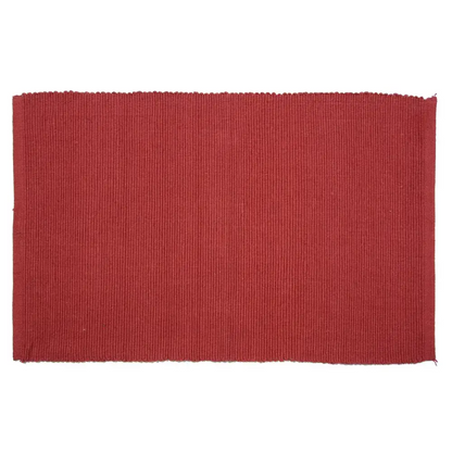 Accent Linen - Floor Mats Ribbed - ’100% Cotton - Rust 60’’x96’’