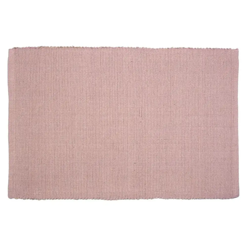 Accent Linen - Floor Mats Ribbed - ’100% Cotton - Beige/Taupe