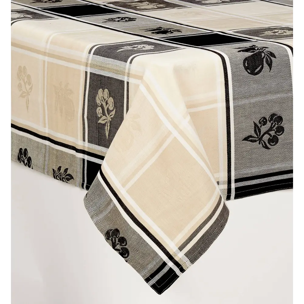 Accent Linen - Table Cloth- Black Cherry (Jacq’s Weave) 72’’ Round