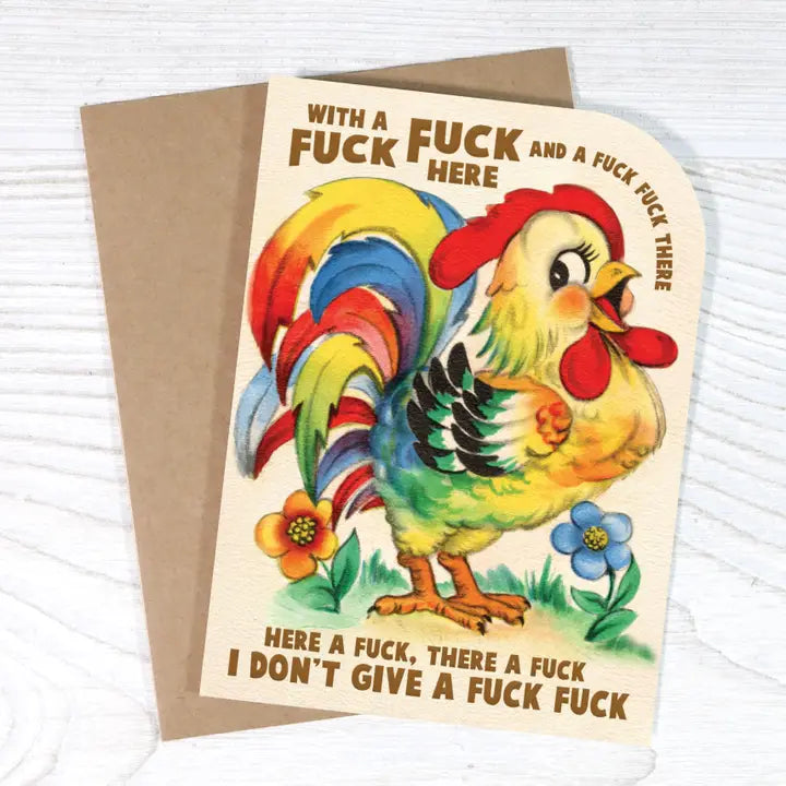 With a Fuck Fuck Here Card