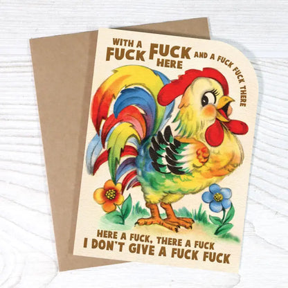 With a Fuck Fuck Here Card