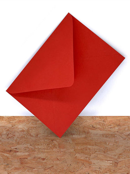 David Shrigley x Brainbox Candy Magnificent Deer Christmas card with red envelope - PABOOM