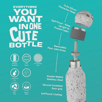 Bestie Vaccum Insulated Water Bottle - Dinosaur