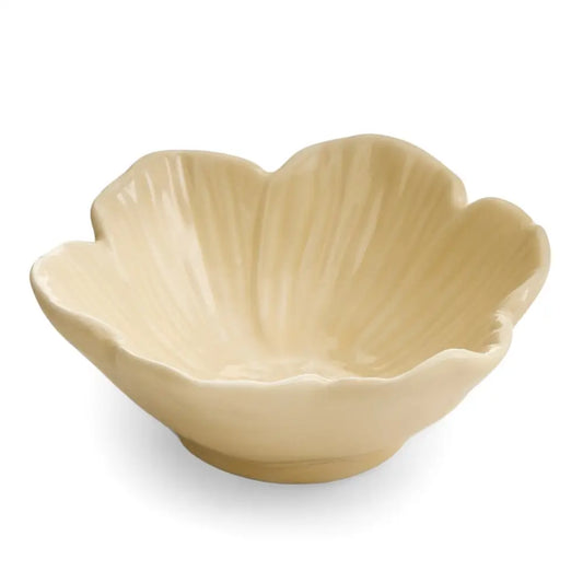 ADV - Buttercup Yellow Flower Shaped Bowl