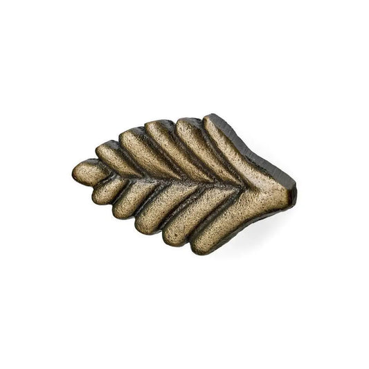 ADV - Knob Leaf Iron Antique Brass