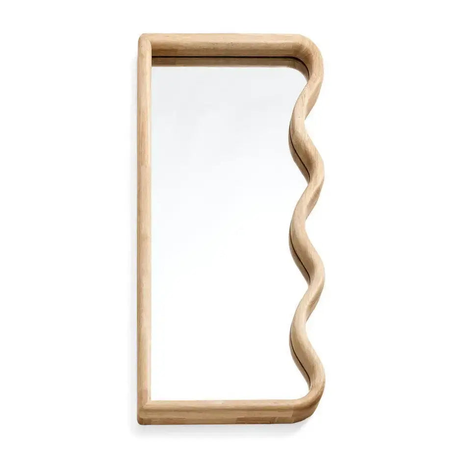 ADV - Mirror Hevia Wood Curvy Natural 16x31.5’’