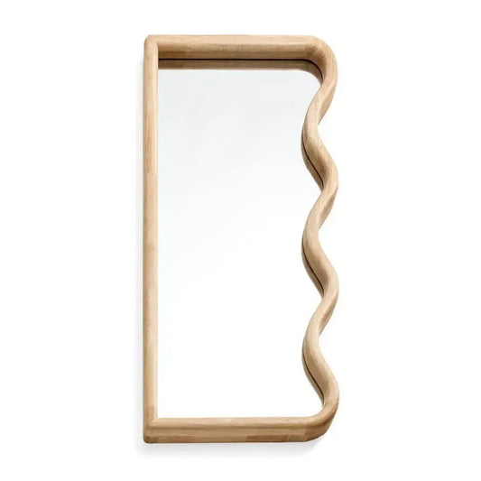 ADV - Mirror Hevia Wood Curvy Natural 16x31.5’’