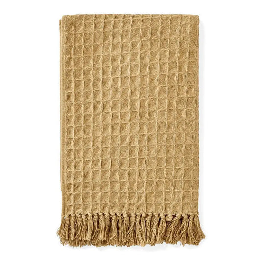 ADV - Throw Cotton Waffle Ginger 50x60’’