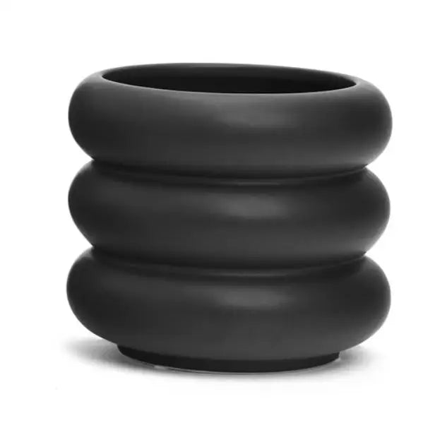 Valleton Bubble Planter Black - PABOOM
