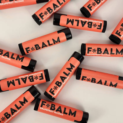 Charleston & Harlow Grapefruit Paloma lip balm bundle of six tubes