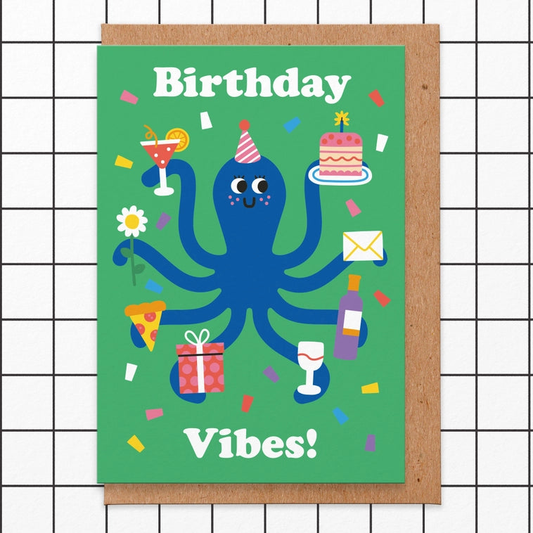 Vibes Birthday Card