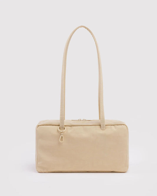 BAGGU Nylon Bowler Bag - Custard