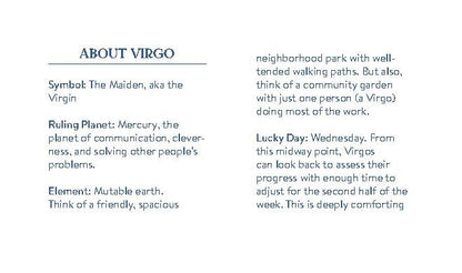 Cosmo Cards: Virgo