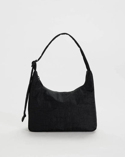 BAGGU Mini Nylon Shoulder Bag - Black