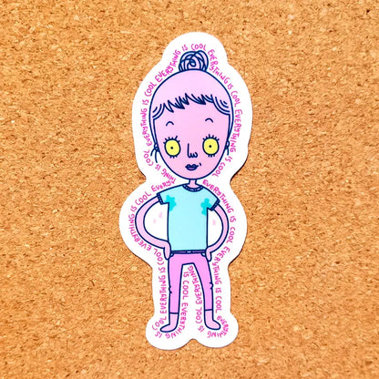 Sweaty Armpits Anxiety Sticker