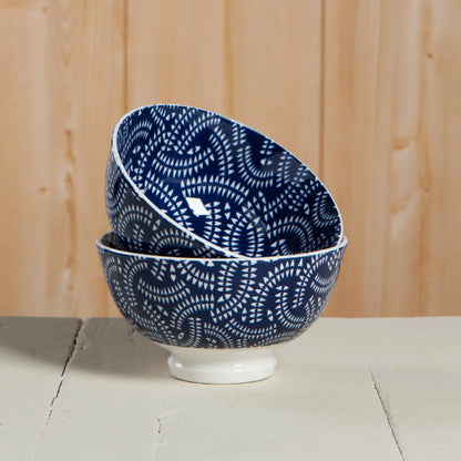 Indigo Geo Bowl