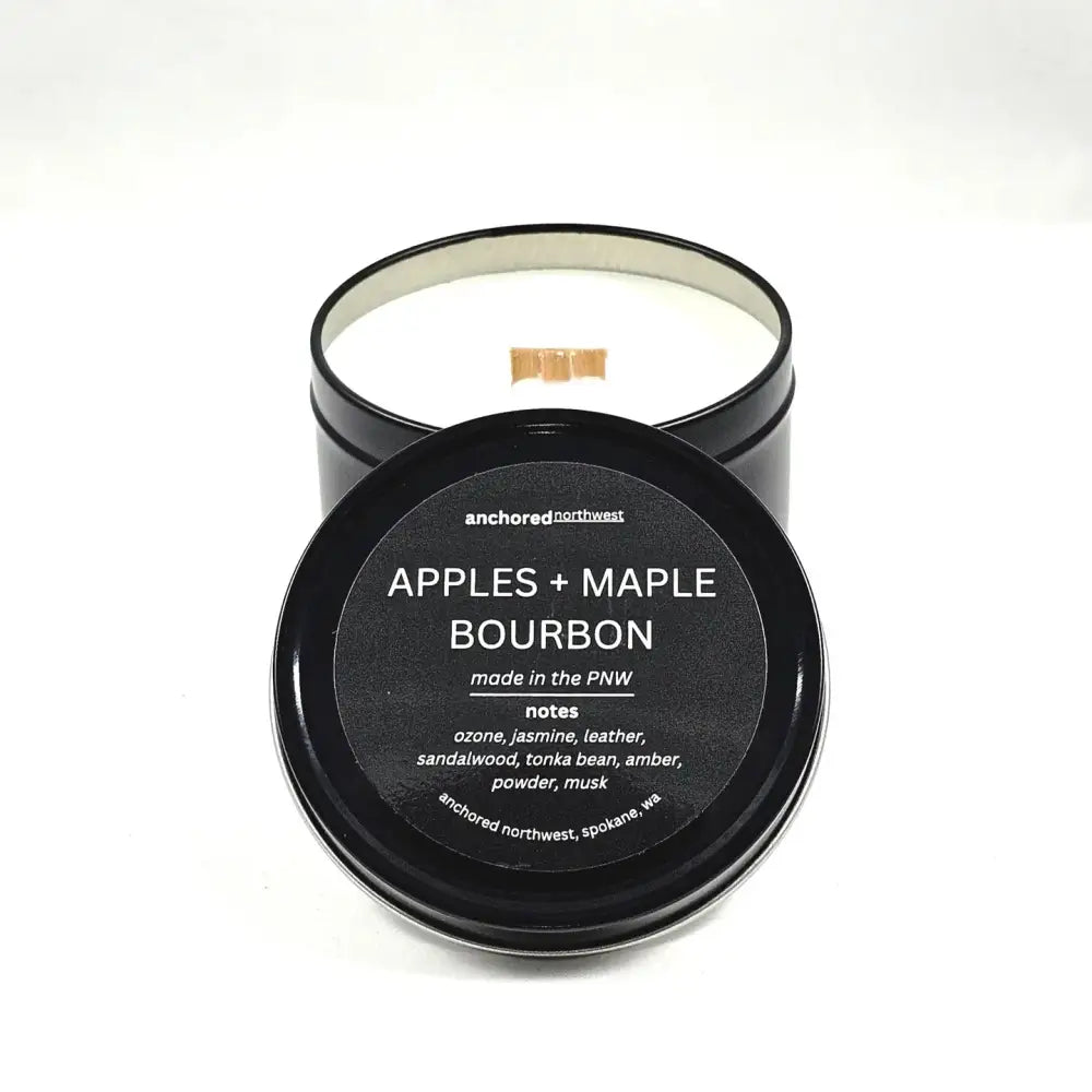 Apple Maple Bourbon Travel Soy Candle - PABOOM