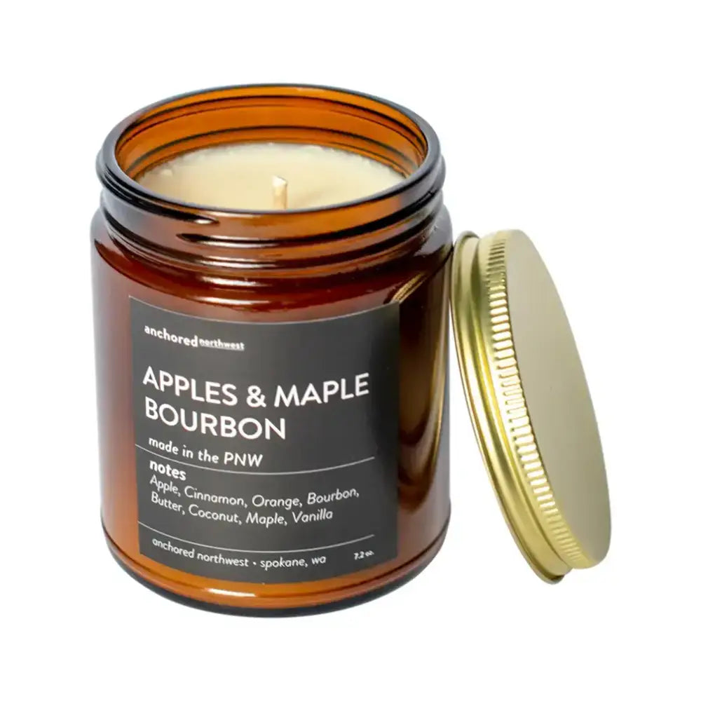Apples + Maple Bourbon Soy Candle - PABOOM